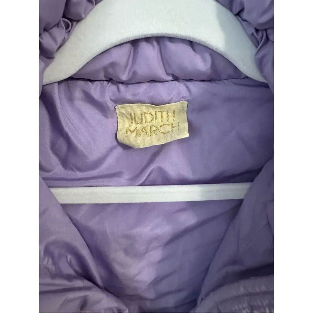 Judith March Purple Puffer Jacket - Picture 7 of 8